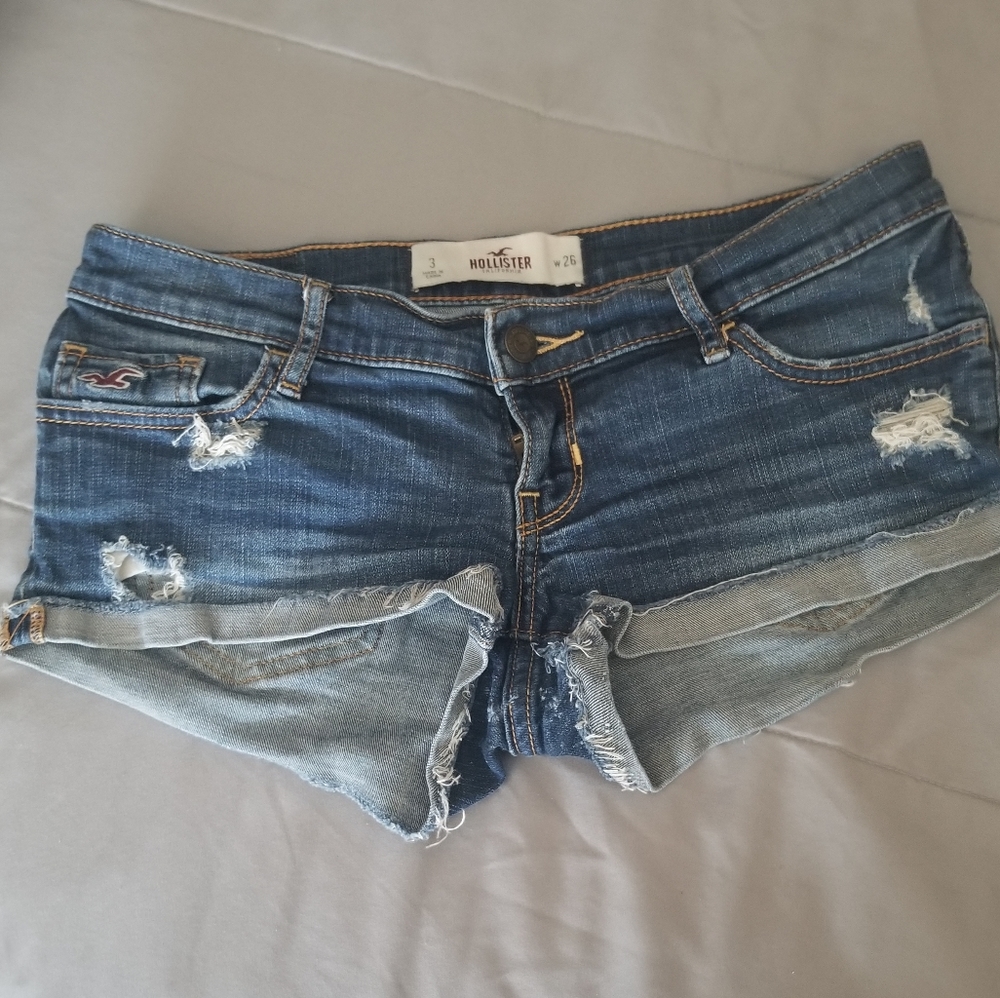 Hollister size 3 jean shorts